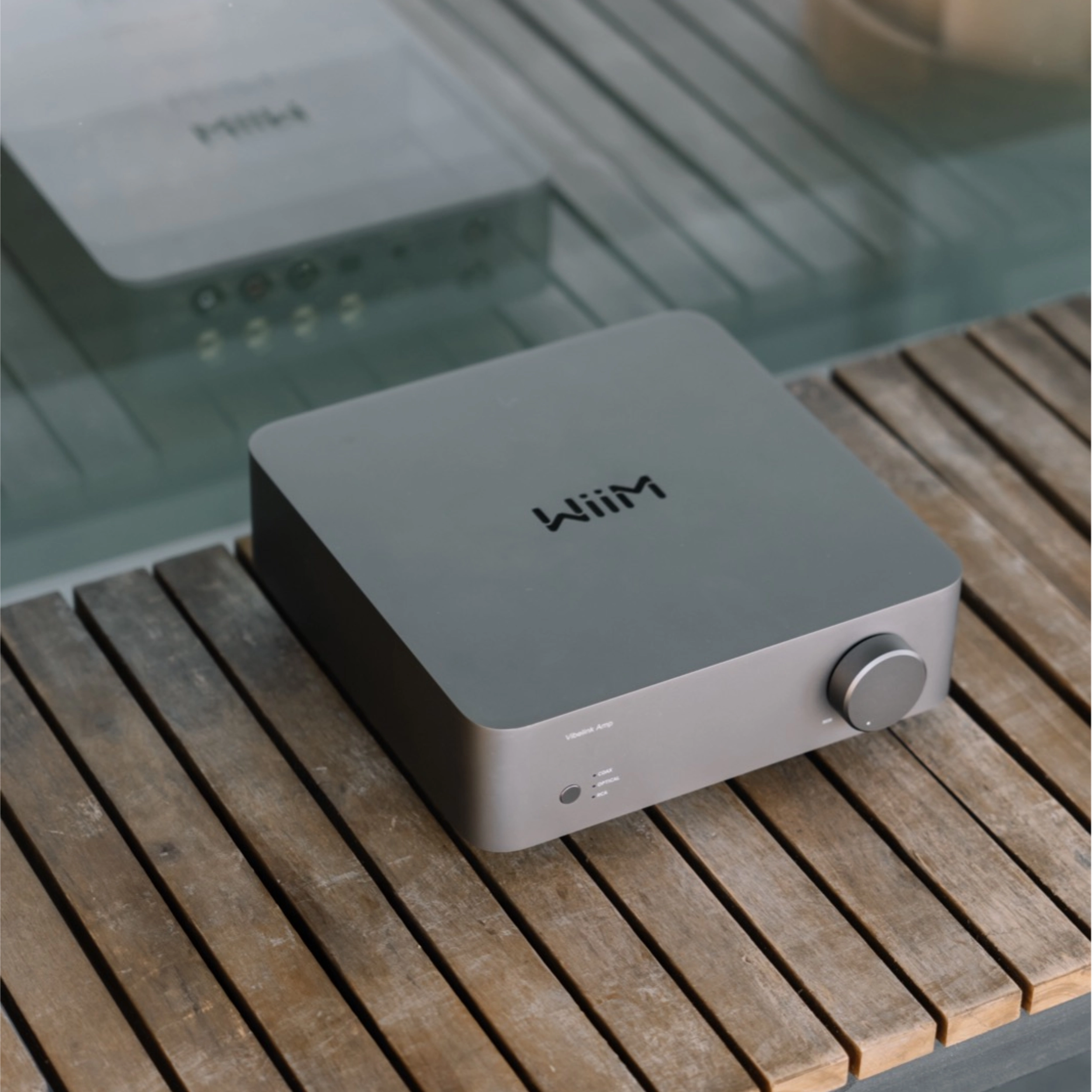 WiiM Vibelink Amp Ambiente Silber