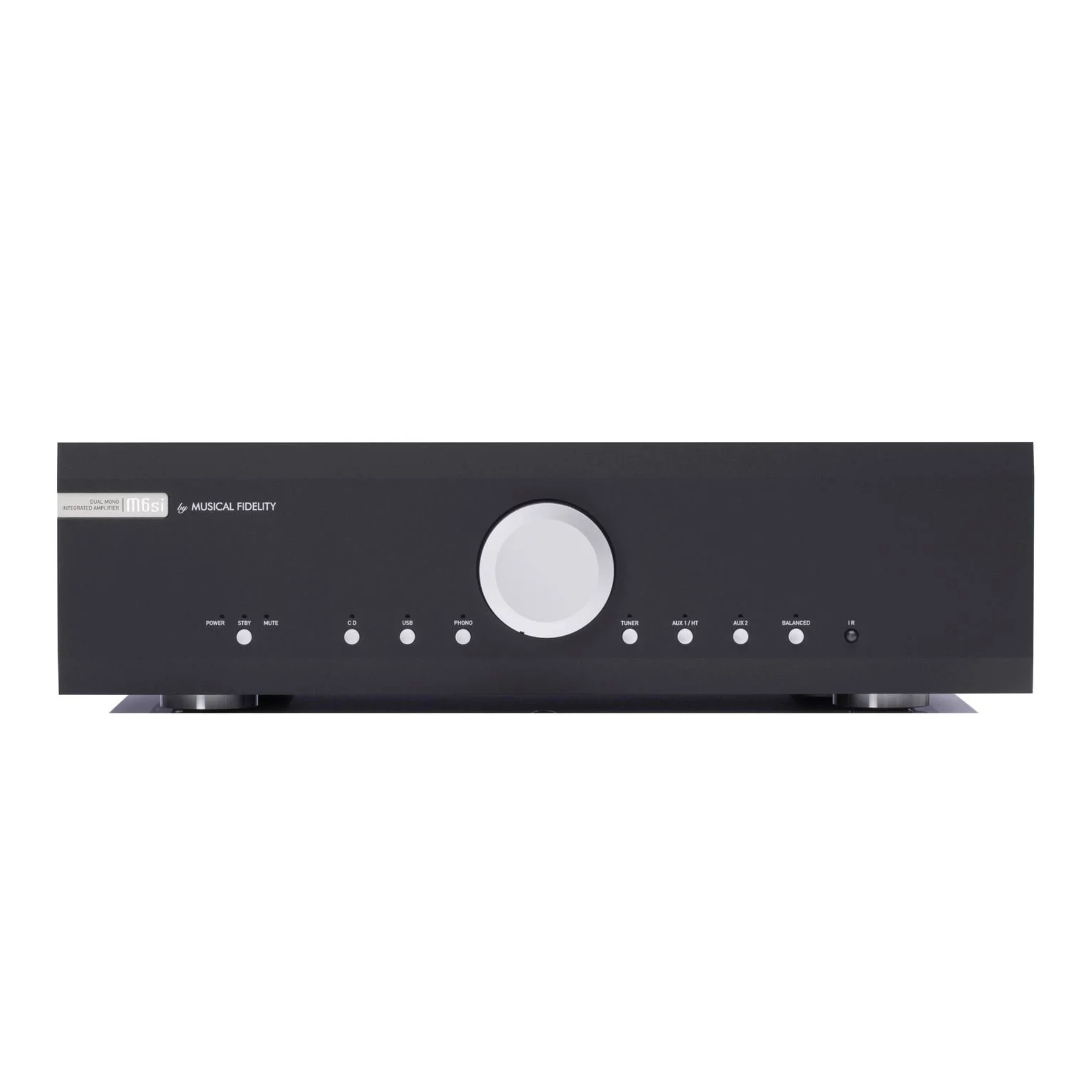 Musical Fidelity M6si stereo amplifier in black front panel Musical Fidelity M6si stereo amplifier in black front panel