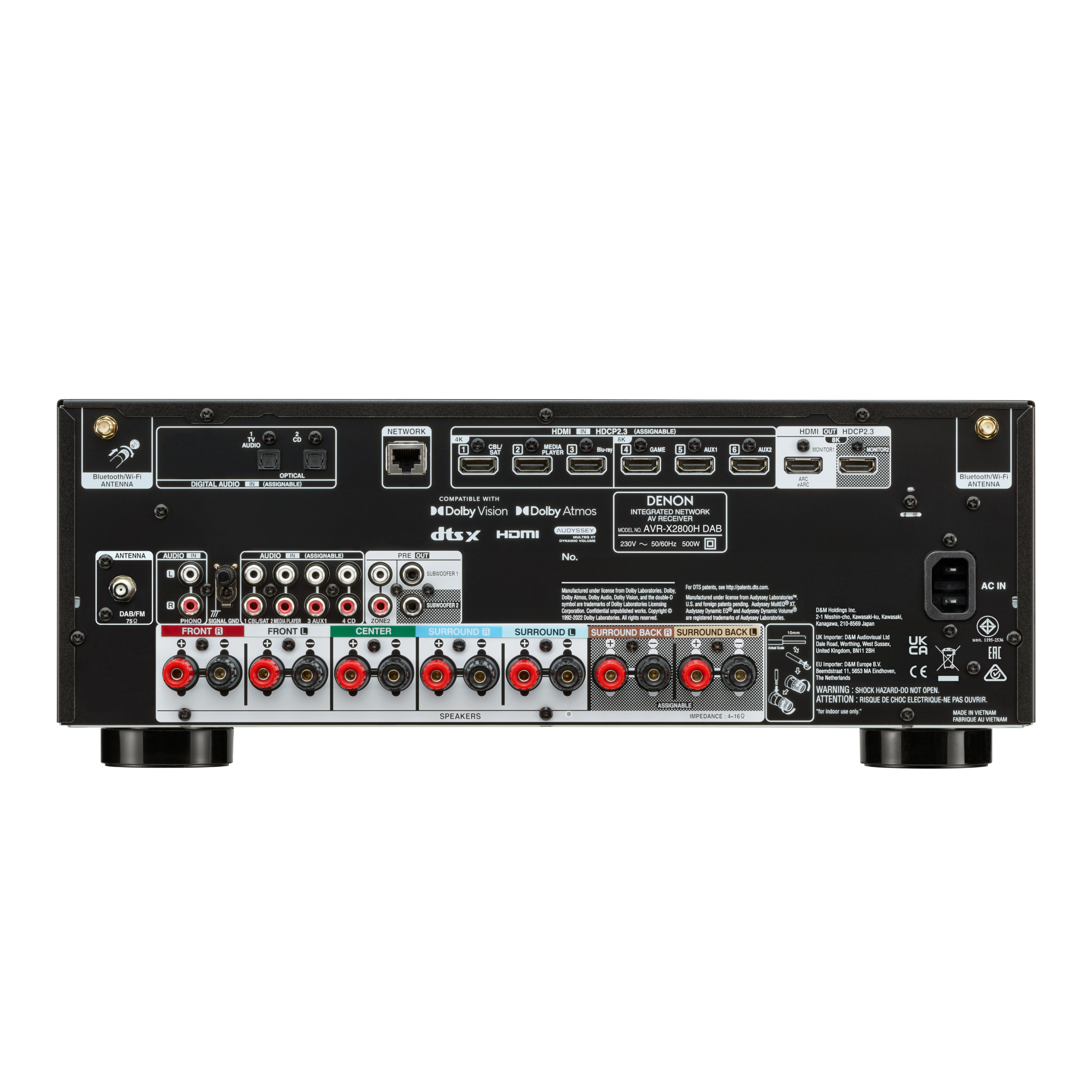 AV Receiver Denon AVR X 2800 H AV Receiver Denon AVR X 2800 H