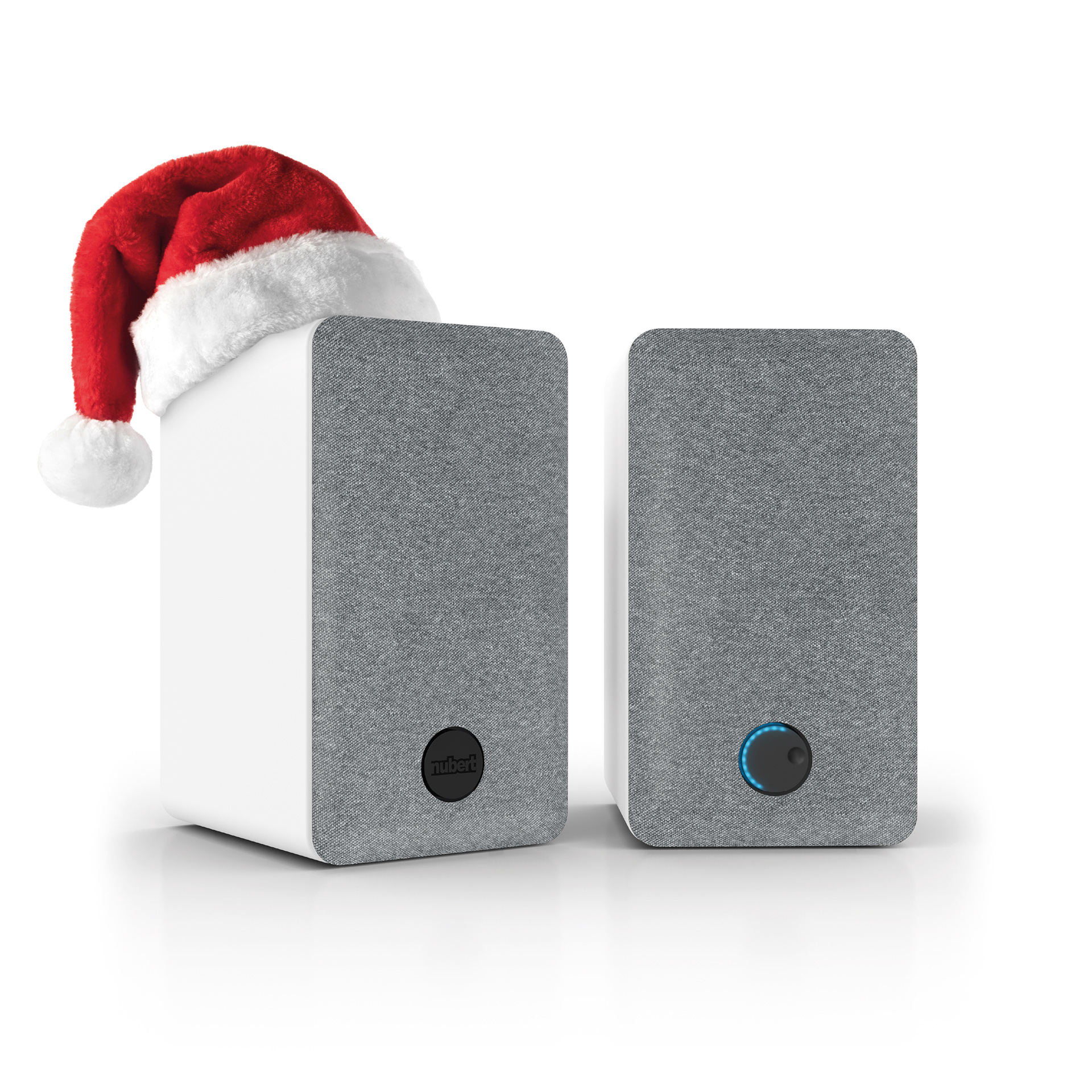 nuPro SP-200 white with Christmas hat