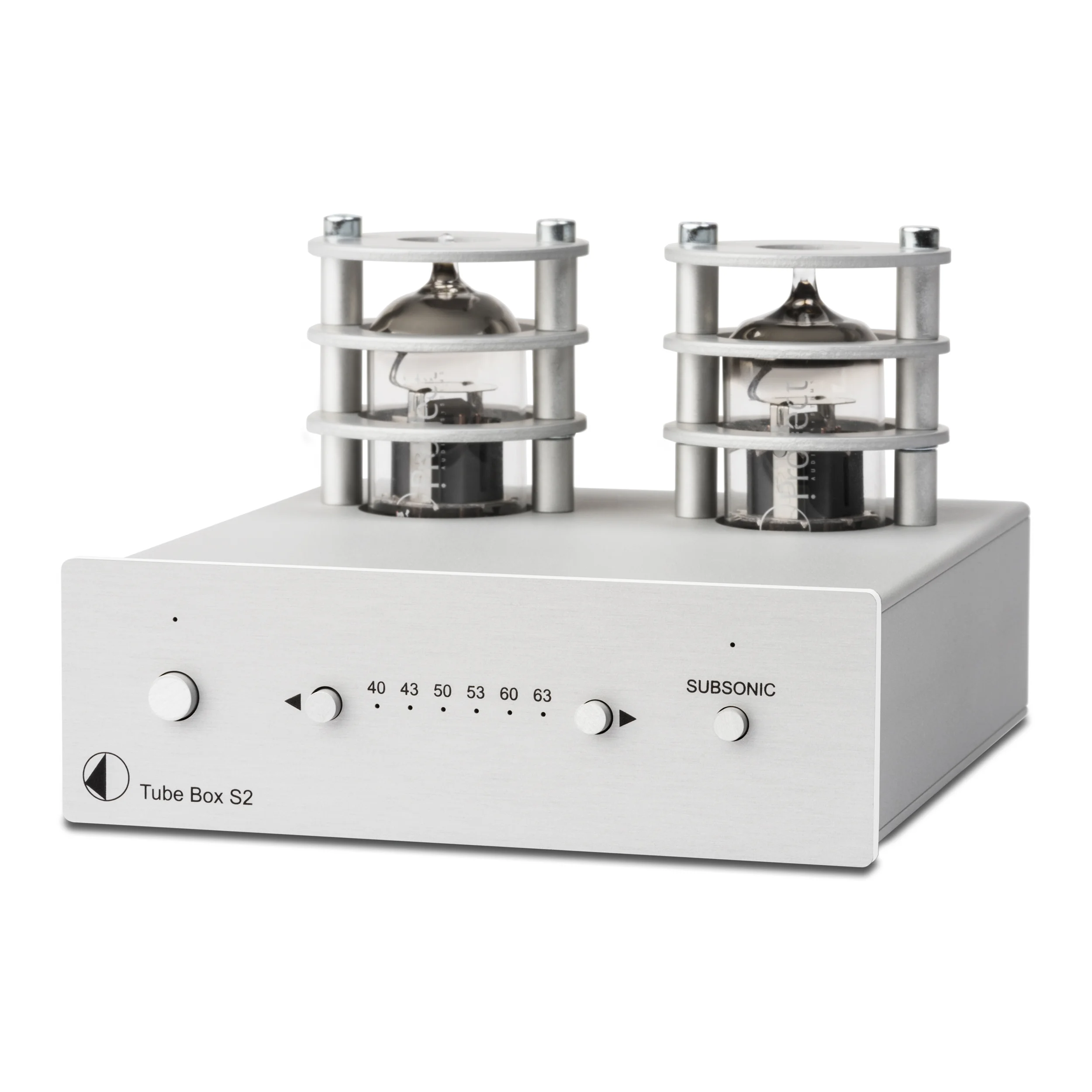 Pro-Ject Tube Box S2 Front Silber