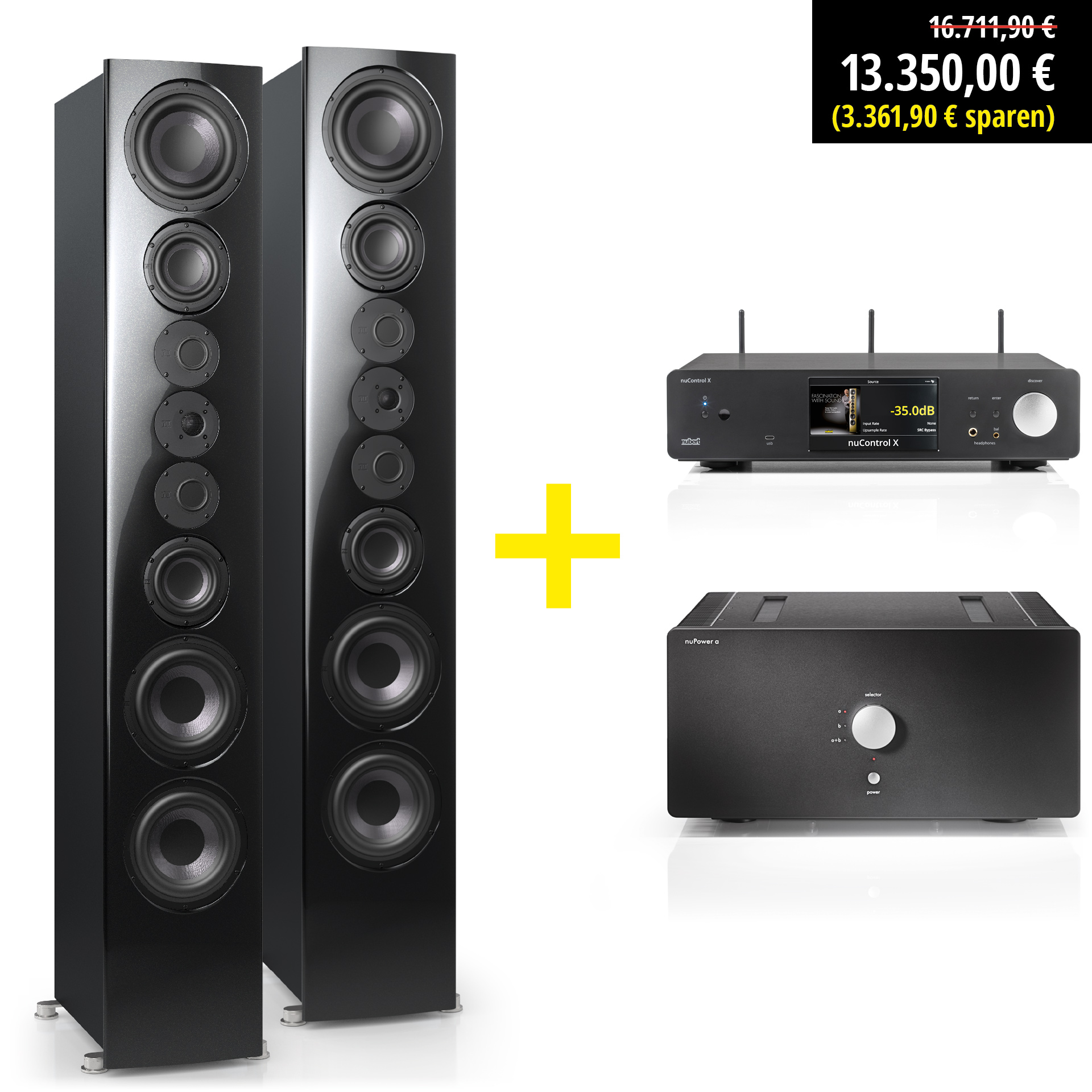 Set nuVero 170, nuControl X und nuPower A mit Preisvergünstigug