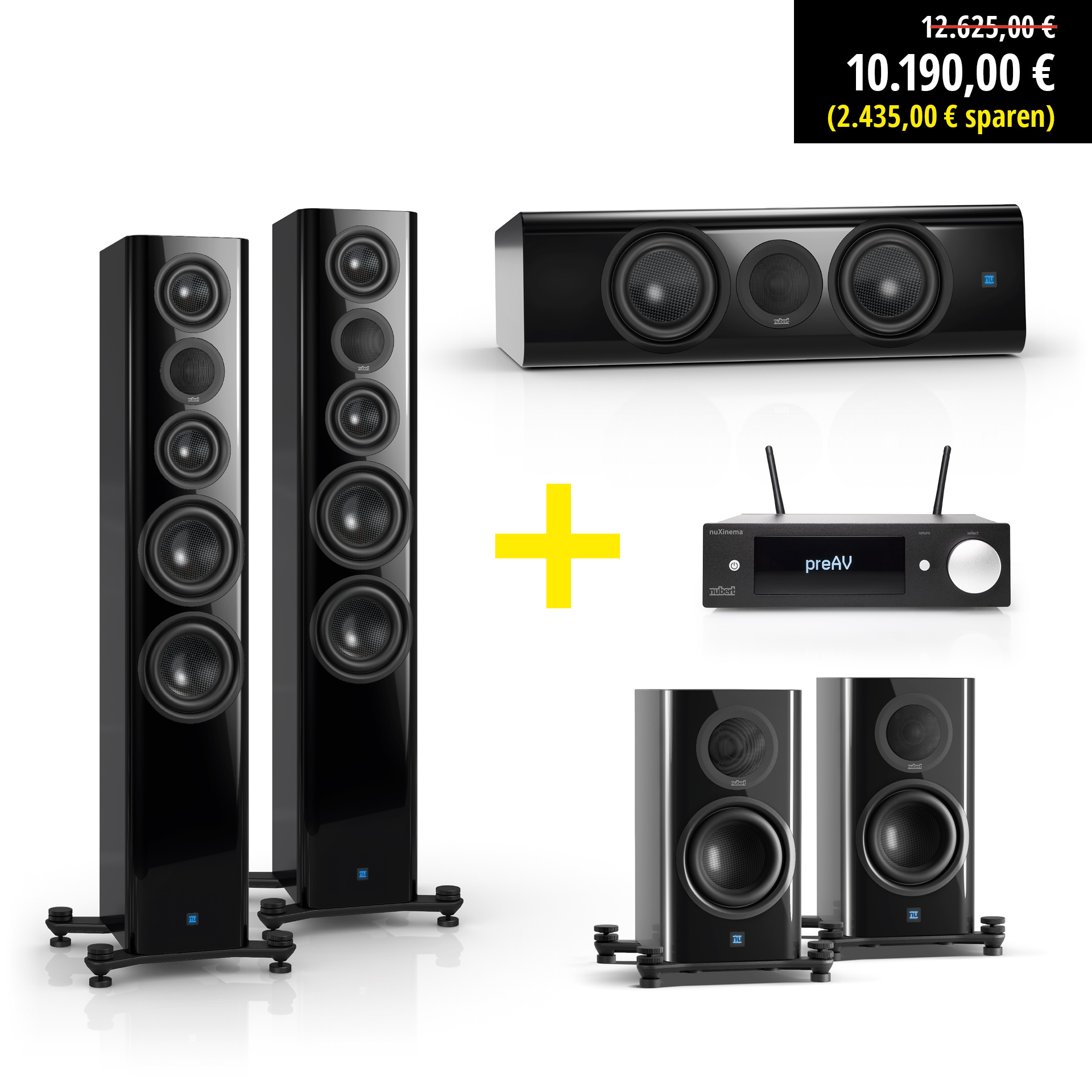 Set nuZeo 5.1 Set mit preAV preisvergünstigung