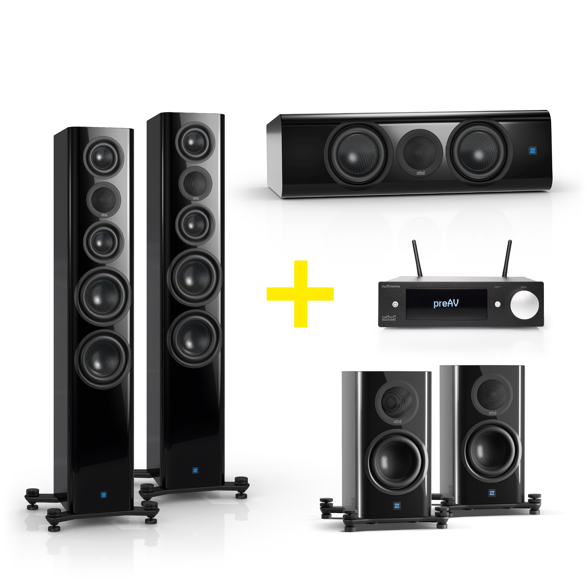 Set nuZeo 5.1 Set mit preAV cover